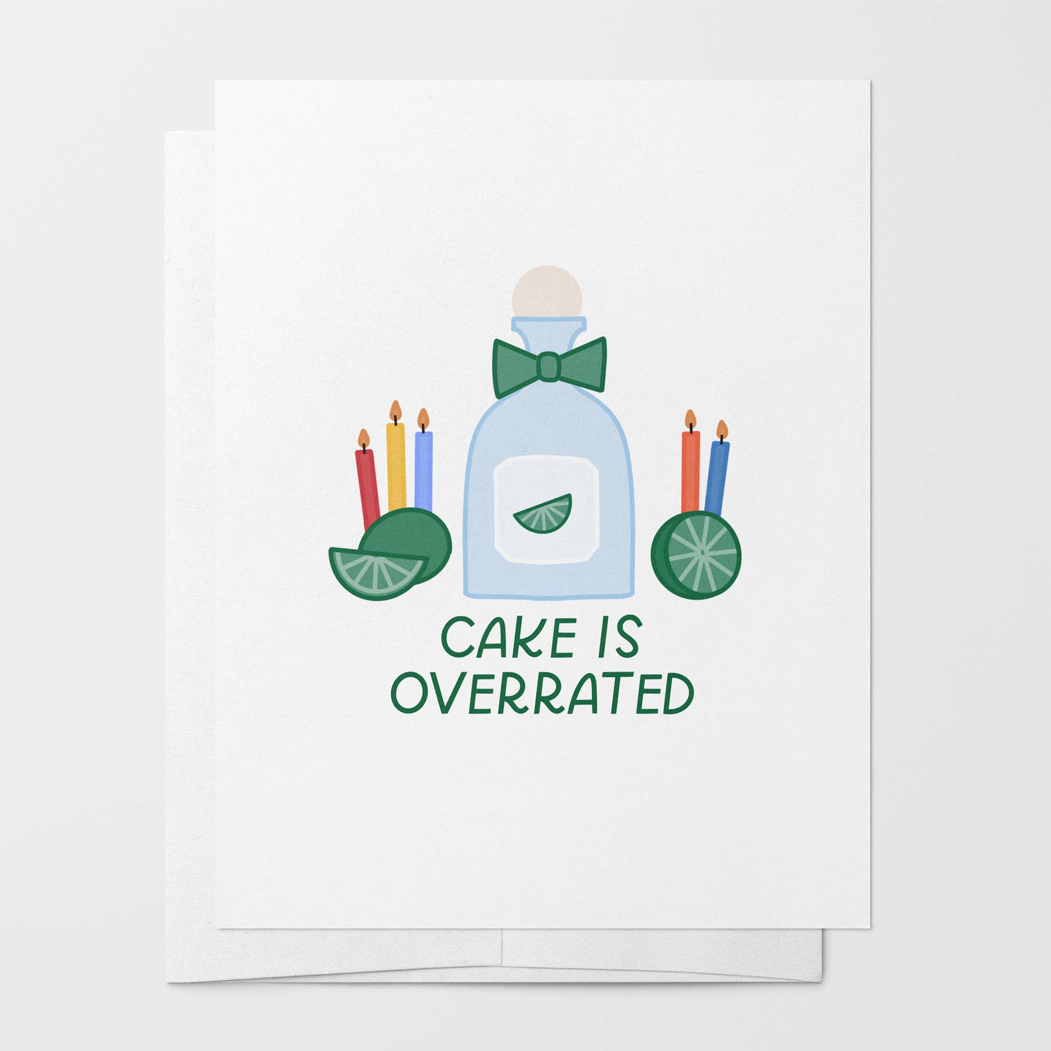 Just Follow Your Art - Wholesale Birthday Card - Tequila Birthday Card | Cake Is Overrated, Funny Bday Cards1