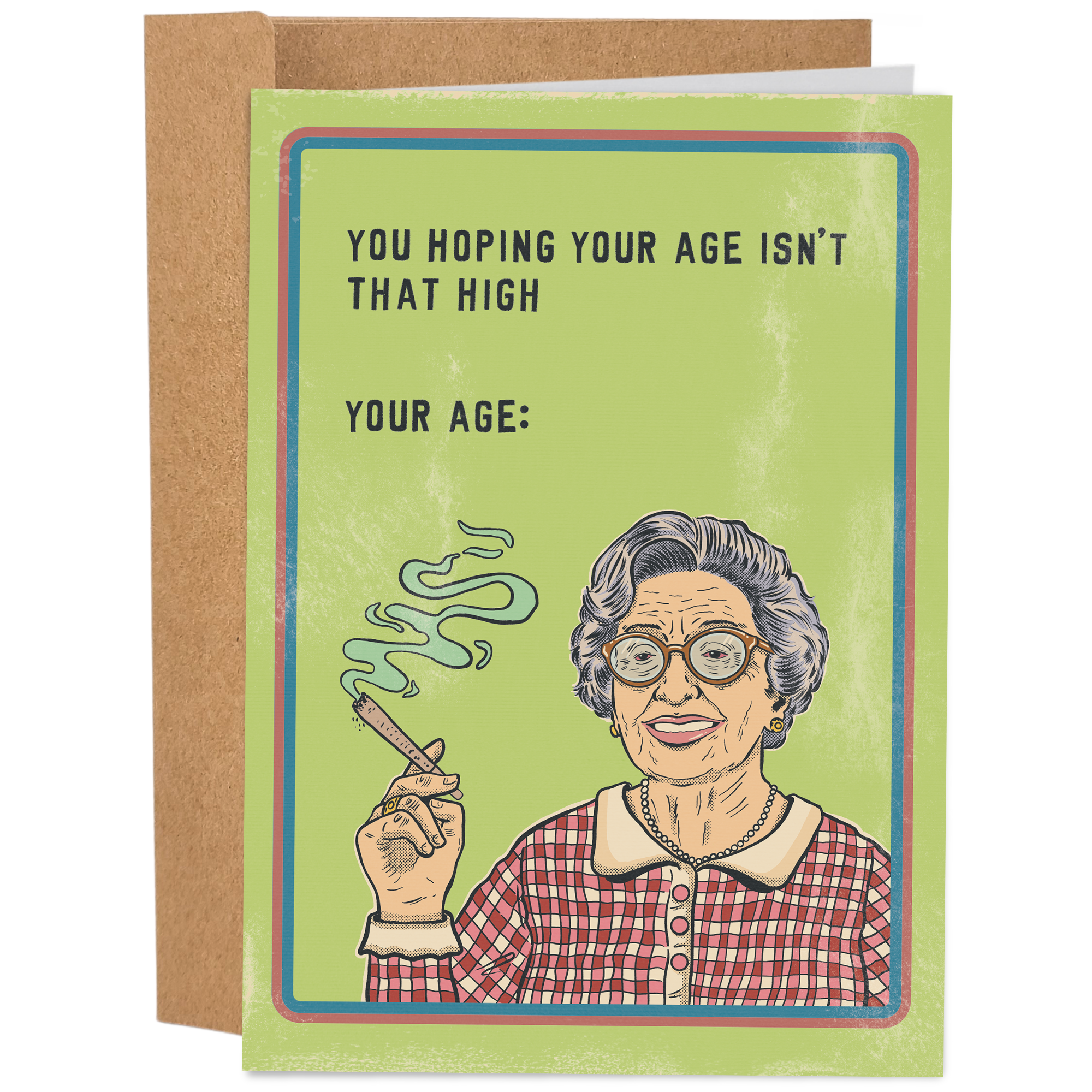 Sleazy Greetings - Wholesale Birthday Card - Hoping Your Age Isn't That High | Funny Birthday Card | 70's Vintage0