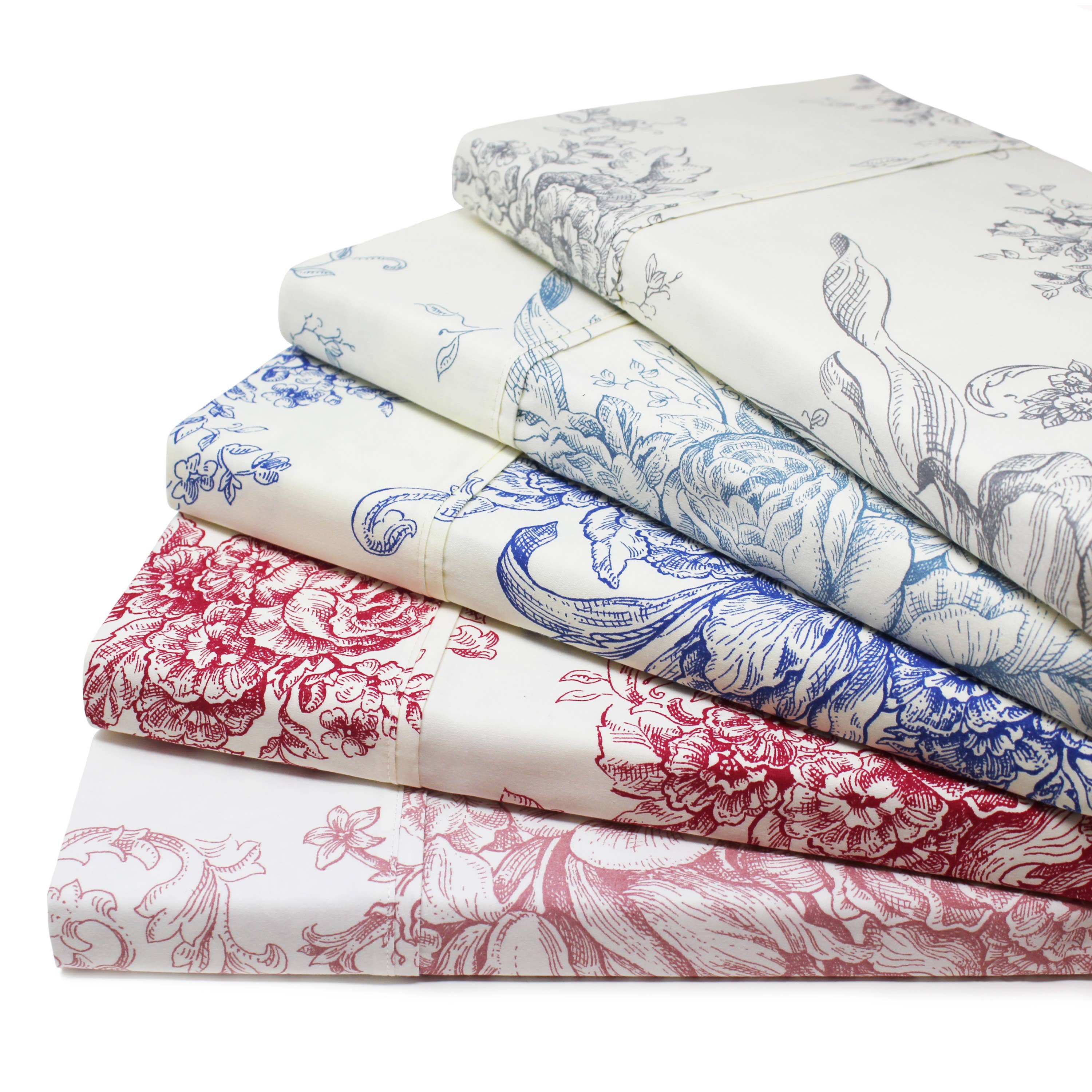 Mélange Home - Wholesale Sheet Set - Toile Printed Cotton Sheet Set18