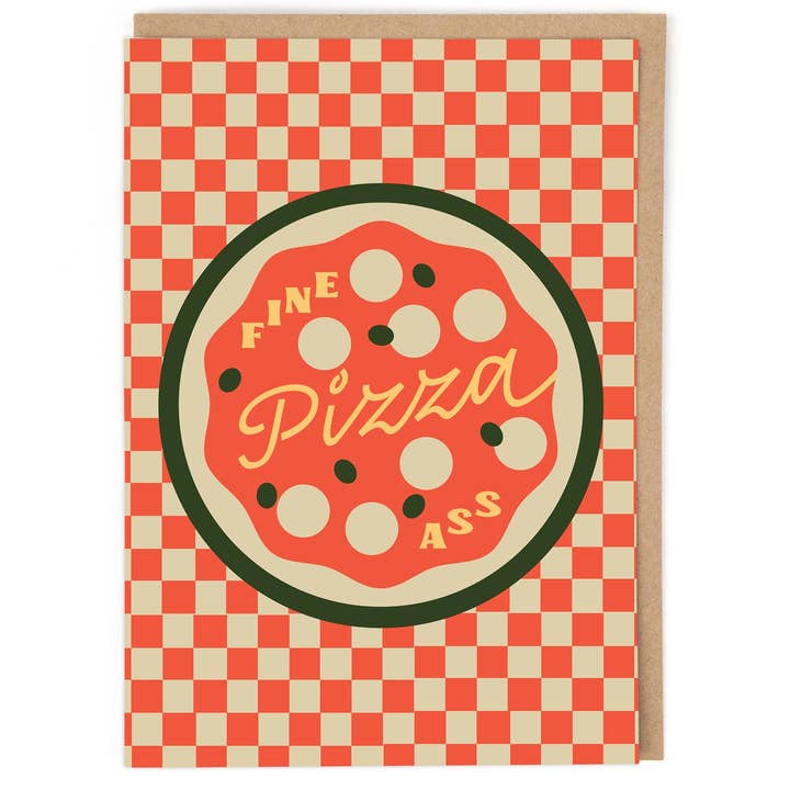 Cath Tate Cards - Wholesale Valentine's Day Card - FINE PIZZA ARSE