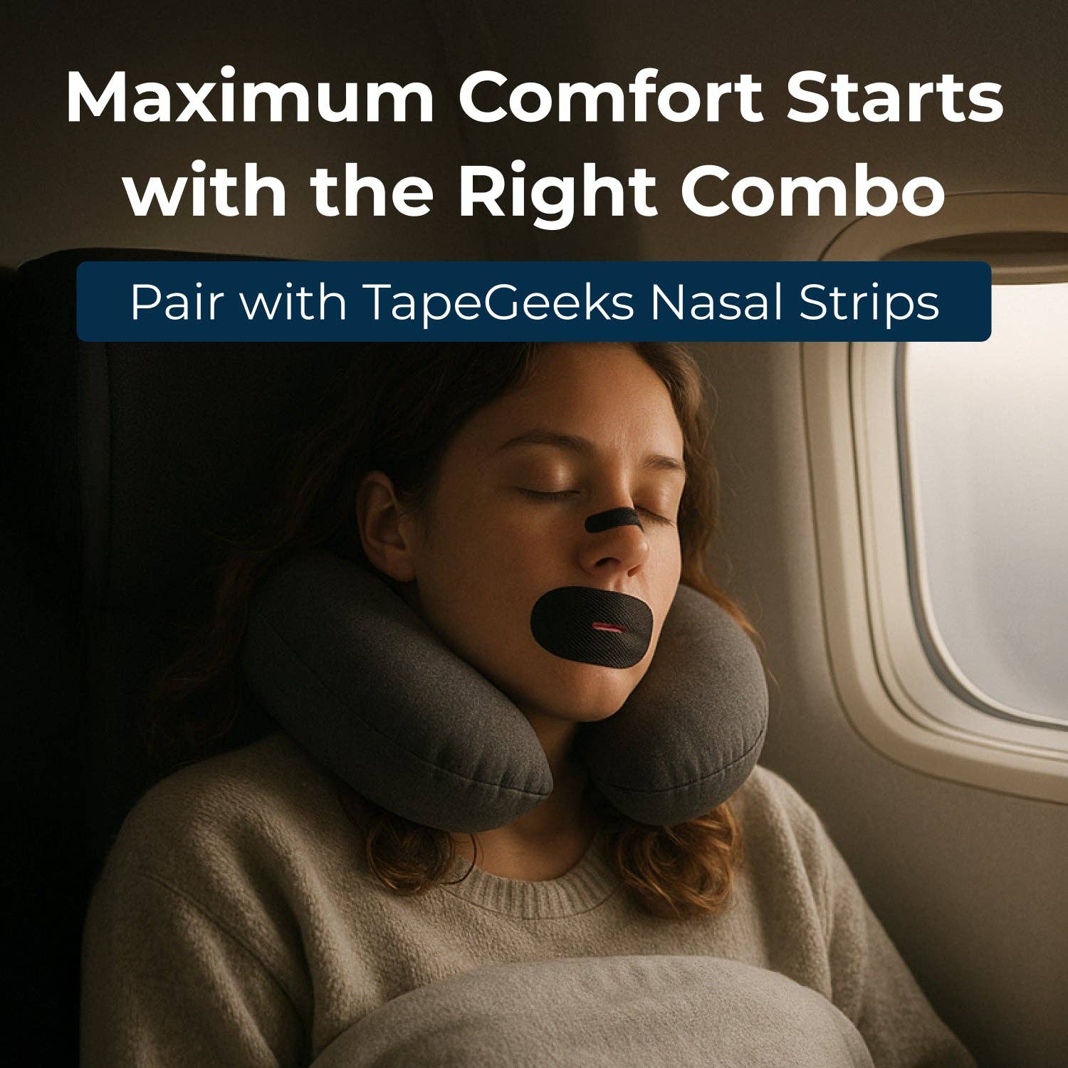 Black TG Breathe+ Mouth Tape for Sleeping – Anti-Snoring, Nasal Breathing Aid, Hypoallergenic, Skin-Friendly, 30 Strips for wholesale on Faire5