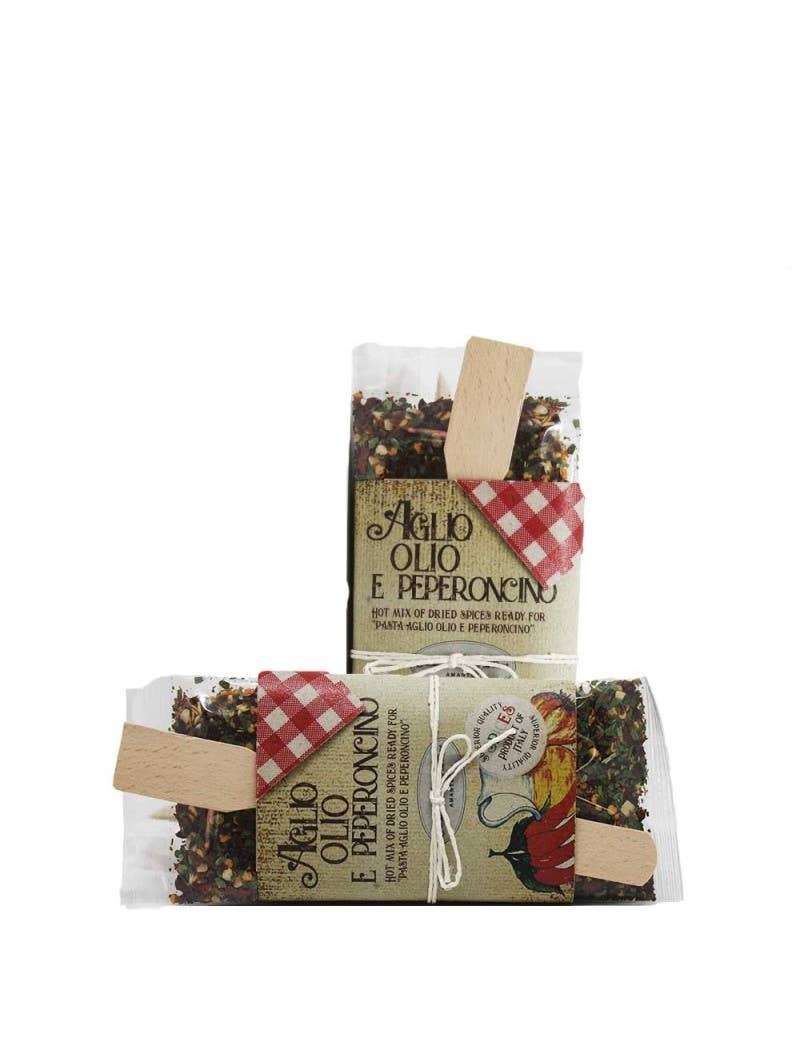 Calabria da Gustare - Wholesale Dried Spice Mix - Preparation for pasta garlic oil and chilli 70 g with saute0