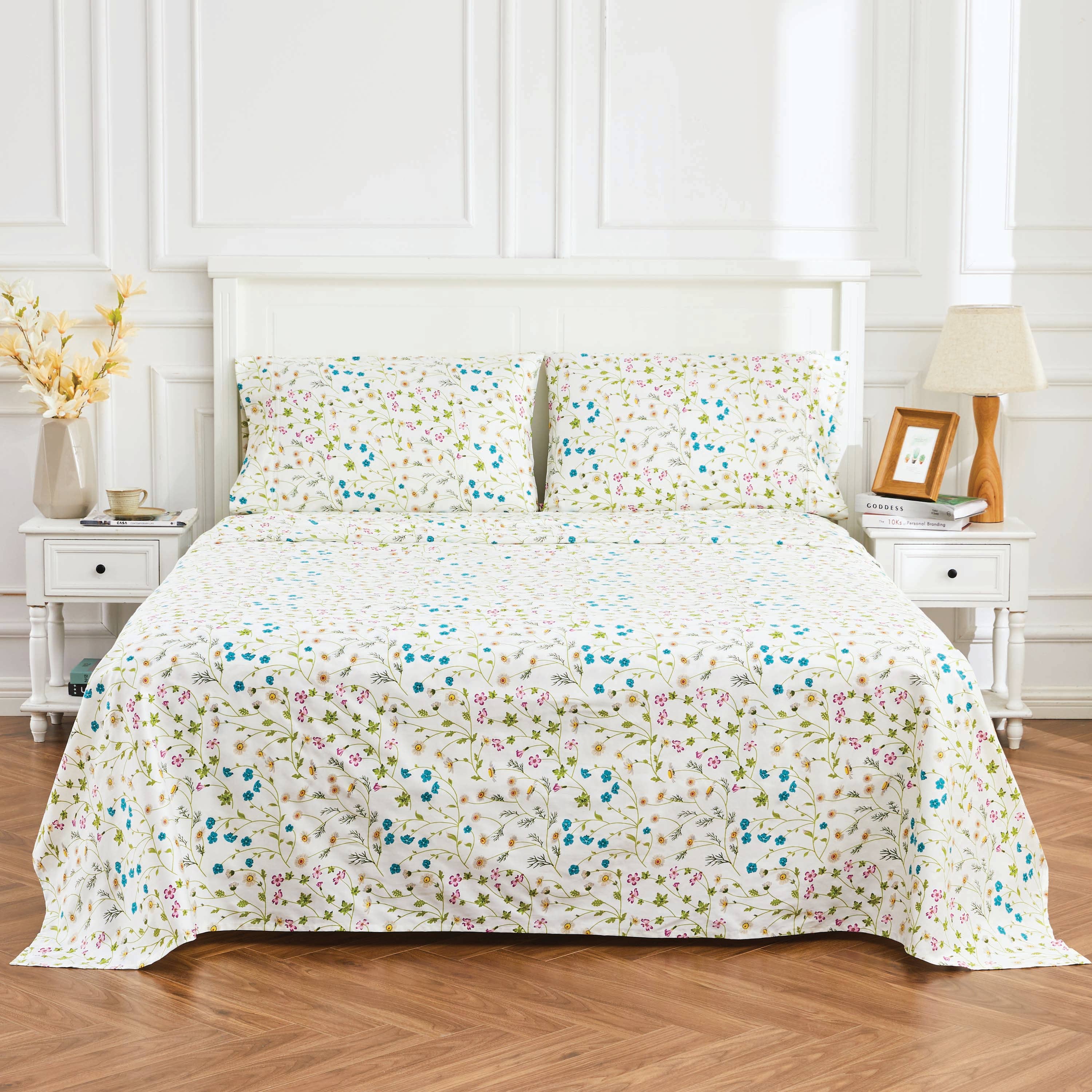 Mélange Home - Wholesale Sheet Set - Wildflower Printed Cotton Sheet Set6
