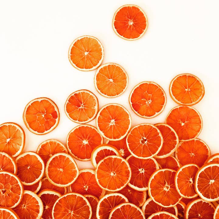 FreshDried – wholesale Dried/dehydrated fruit – Dried Cara Cara Orange Wheels - organic