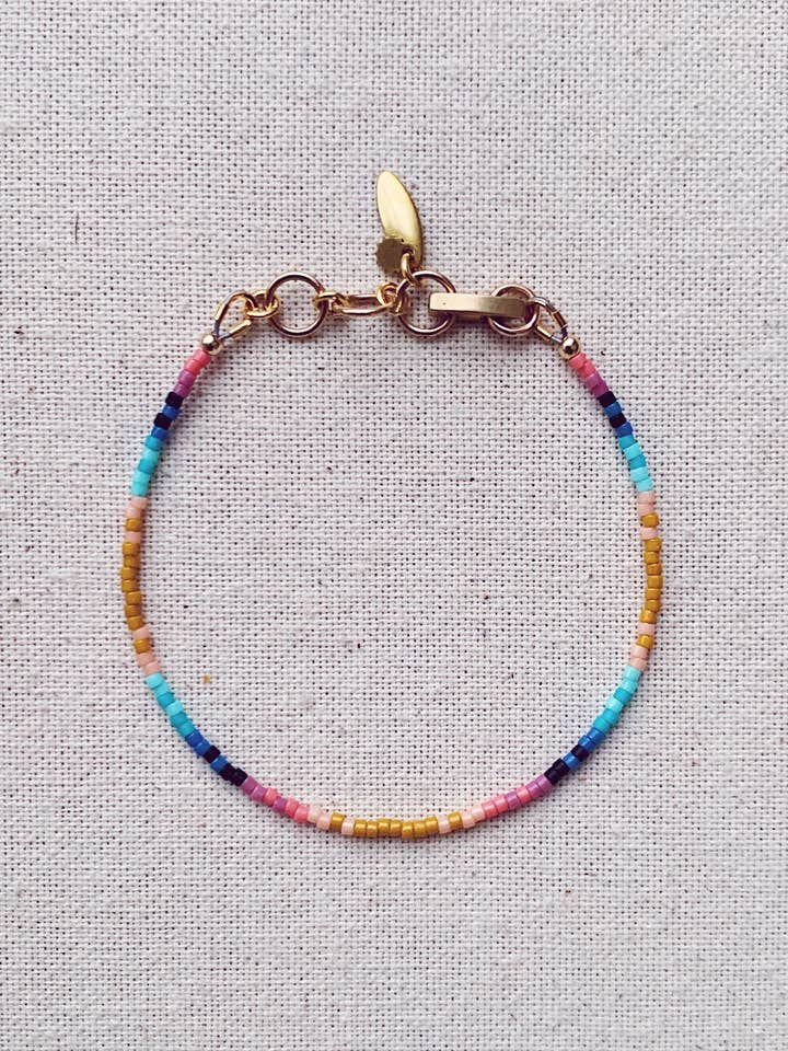 Slangearmbånd - Merigold Ombré - Delica Glasperler for engroshandel hos On the Lookout Jewelry