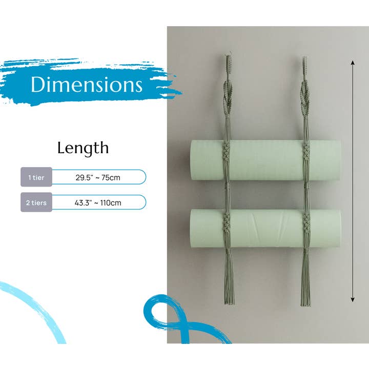 BeanDaikon – Engroshandel Yogamåtte – Macrame yogamåtte holder I84