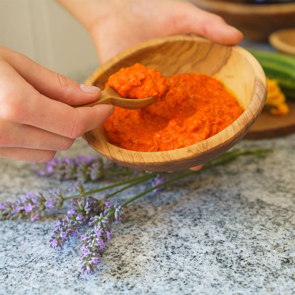 AARVEN - Vendita all'ingrosso Cucchiai da cucina - Cucchiaio corto per caffè in legno di ulivo1