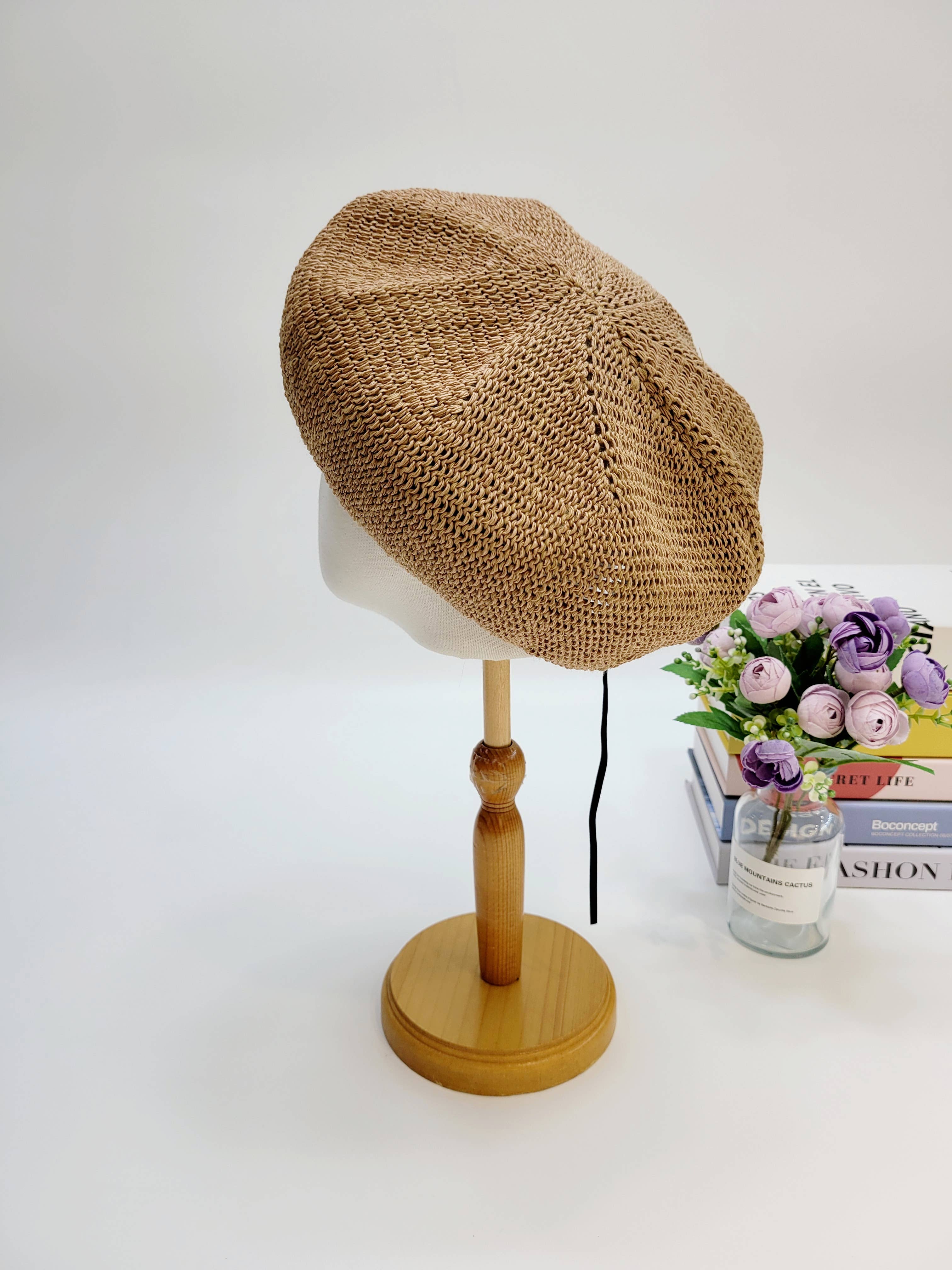 Comfortarians - Wholesale Beret - Women's - Breathable Summer Paper/Cotton Beret, Spring Summer Beret1