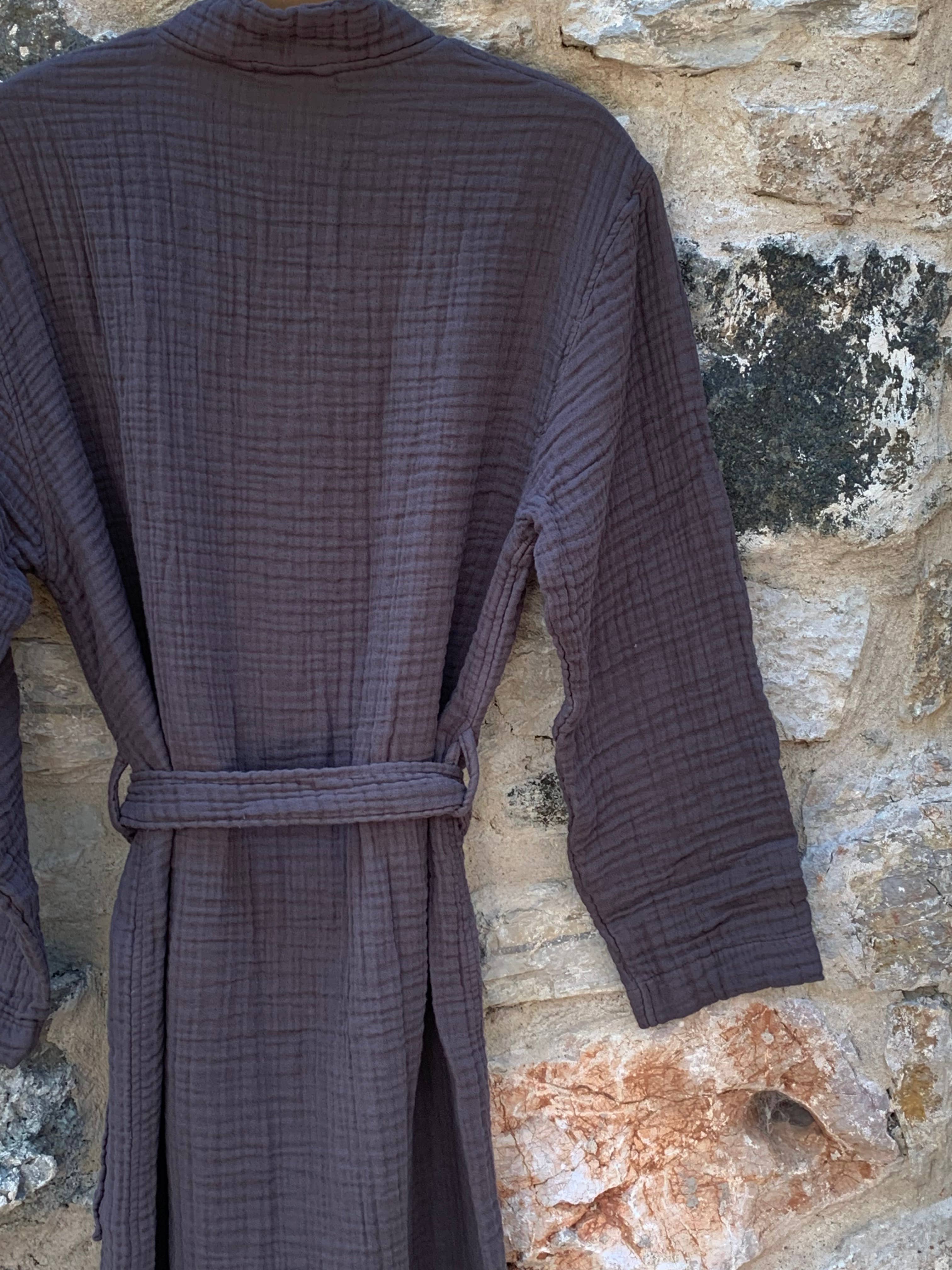 loom.ist - Wholesale Robe - Unisex - Muslin Bathrobe15