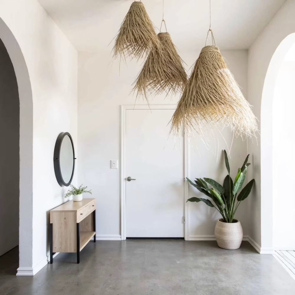 High crafty - Wholesale Lampenkap - Handgeweven Hanglamp van Palmblad – Marokkaanse Pendellamp (8