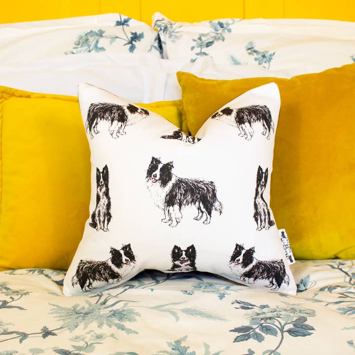 Gemma Keith Designs – wholesale Throw/decorative pillow – Border Collie Cushion