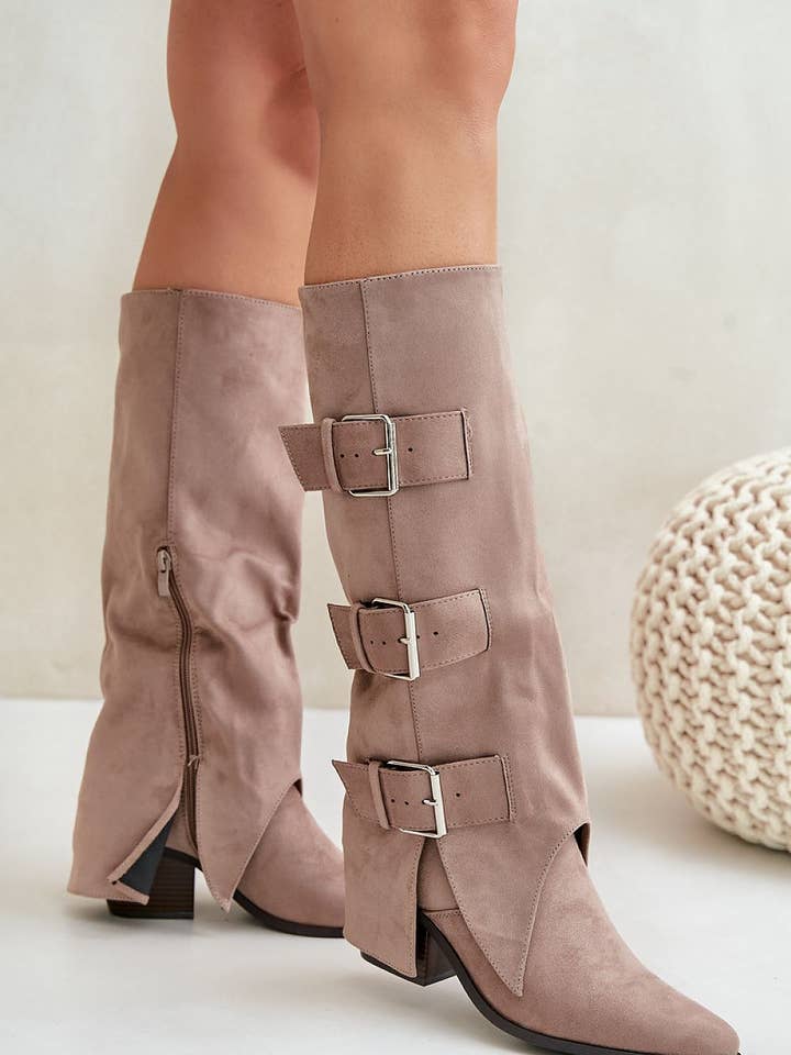 Stövlar med klackar Modell 203505 Steg i stil för wholesale av Lieber Deem Marktplatz