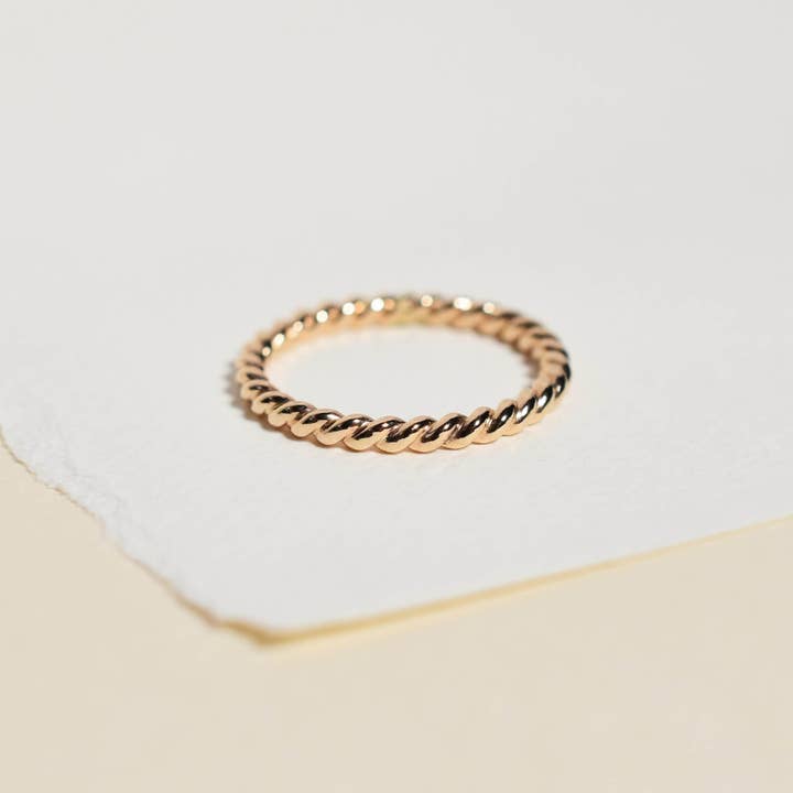 Luxe Rope Ring for wholesale by Loveable