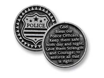 Abbey + CA Gift – wholesale Keepsake coin/token – Police Token1