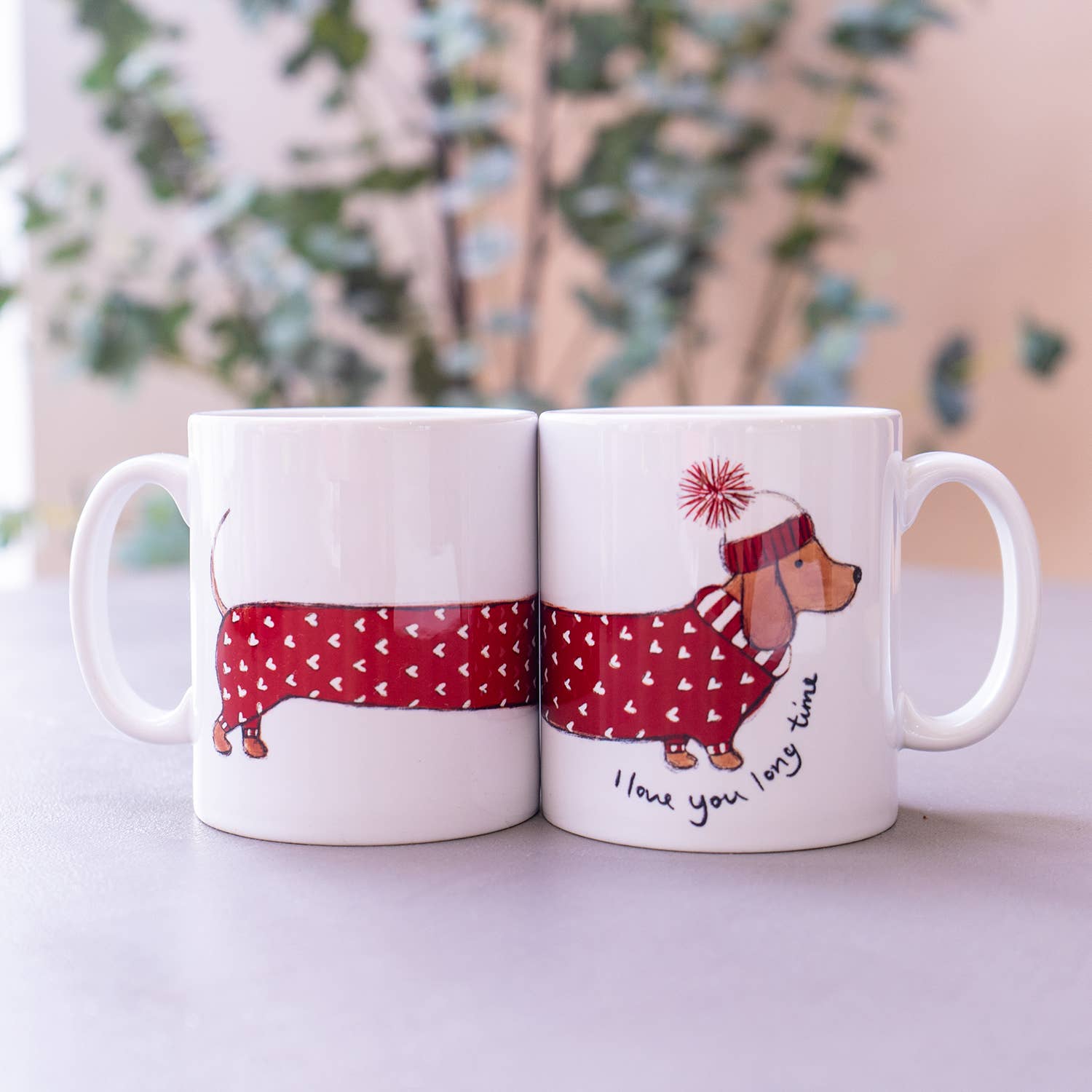 Sparks and Daughters - Vente Tasse à café - Tasse Teckel I Love You Long Time1