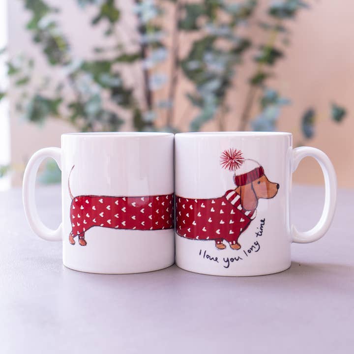 Sparks and Daughters - Vente Tasse à café - Tasse Teckel I Love You Long Time1