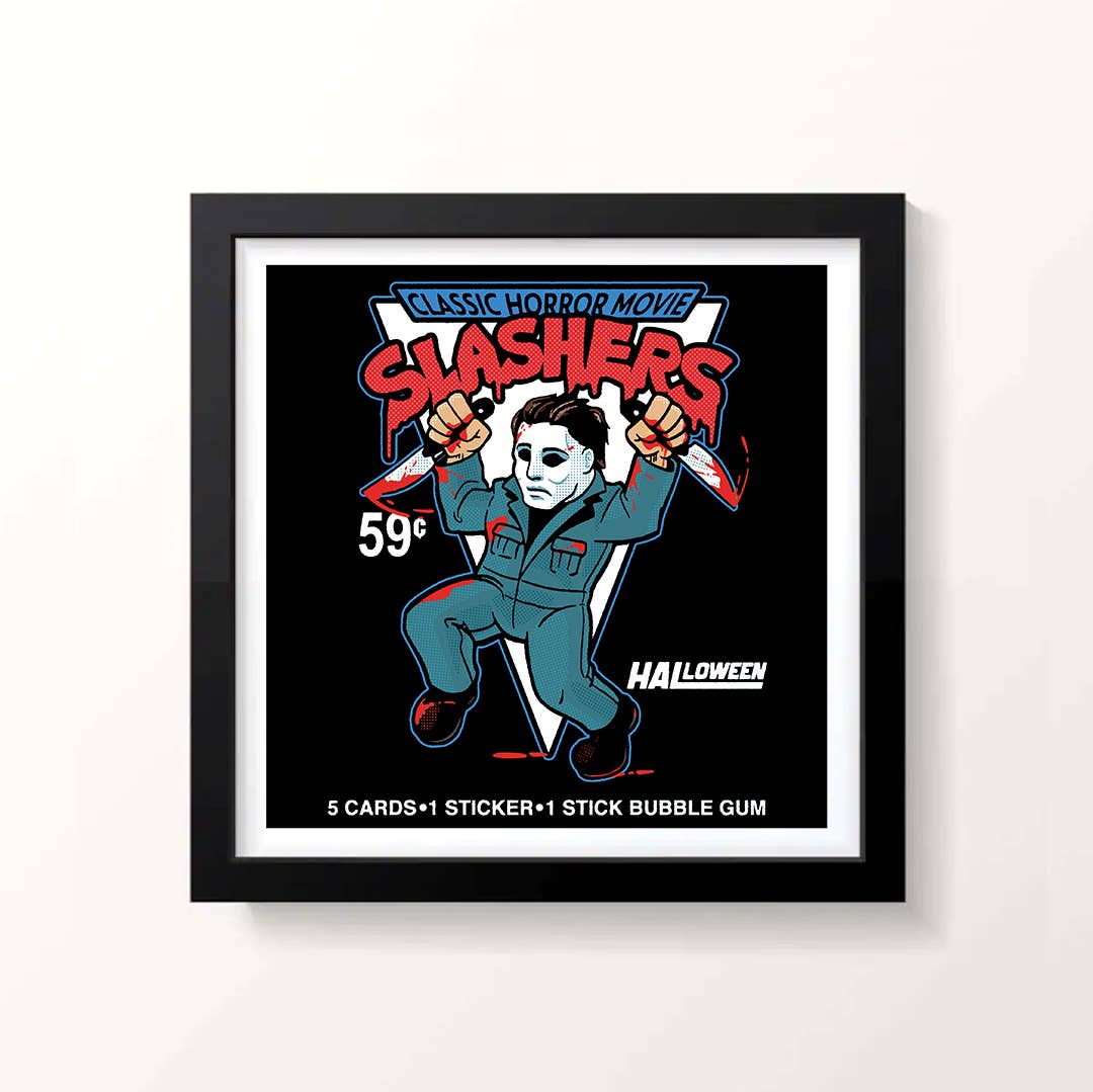 Harebrained! - Wholesale Art Print - Classic Horror Movie Slasher 9x9 Prints2