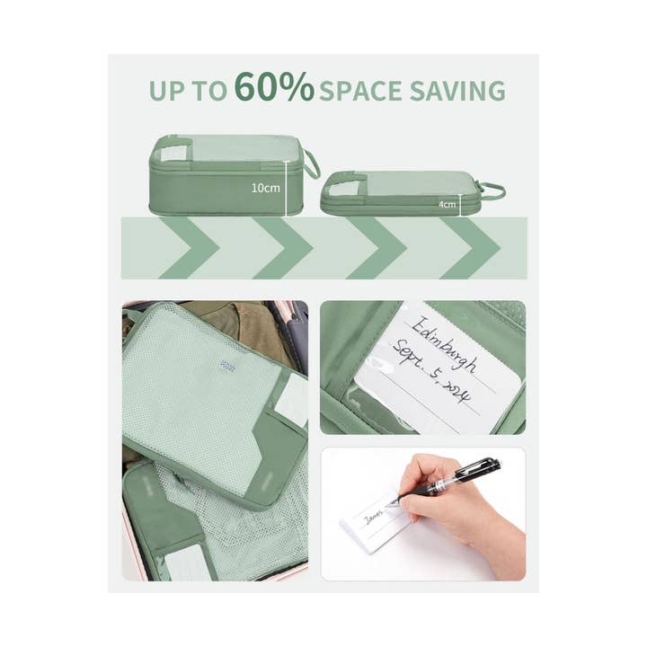 NARWEY INC - Wholesale Packing Cube - 4pcs Compression Packing Cubes, Suitcases Organiser Bag10