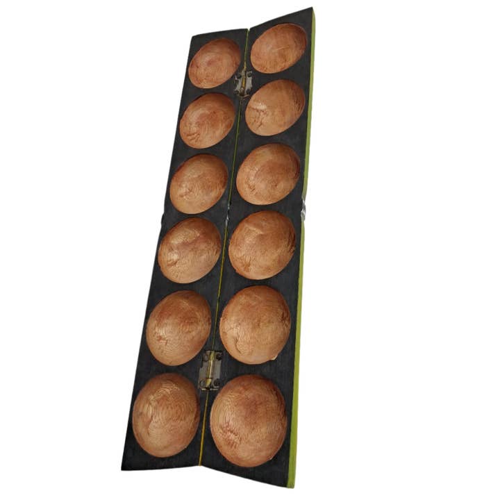 MadeinGhanaShop - Venta al por mayor Juegos de mesa - Juego de Mancala de Caña de Azúcar