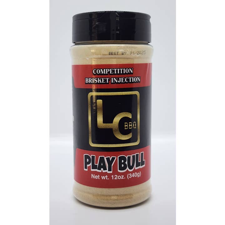 LC BBQ - Wholesale Rub - PlayBull - Competition Brisket Injection - 12oz shaker