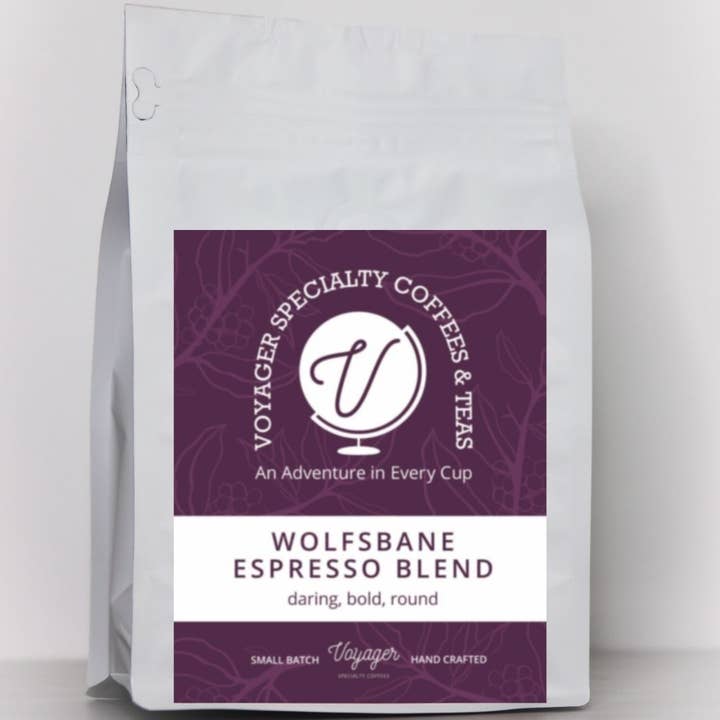 Wolfsbane Espresso Blend for wholesale by Voyager Beverages