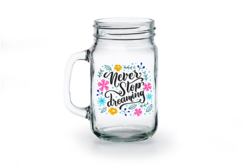 MonkeyFeetGraphics - Vente Verre/tasse - Bocaux Mason transparents personnalisés de 12 oz - Produits promotionnels3
