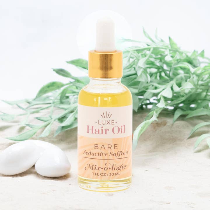 Nu (safran séduisant) | Huile Capillaire Luxe pour la vente par Mixologie