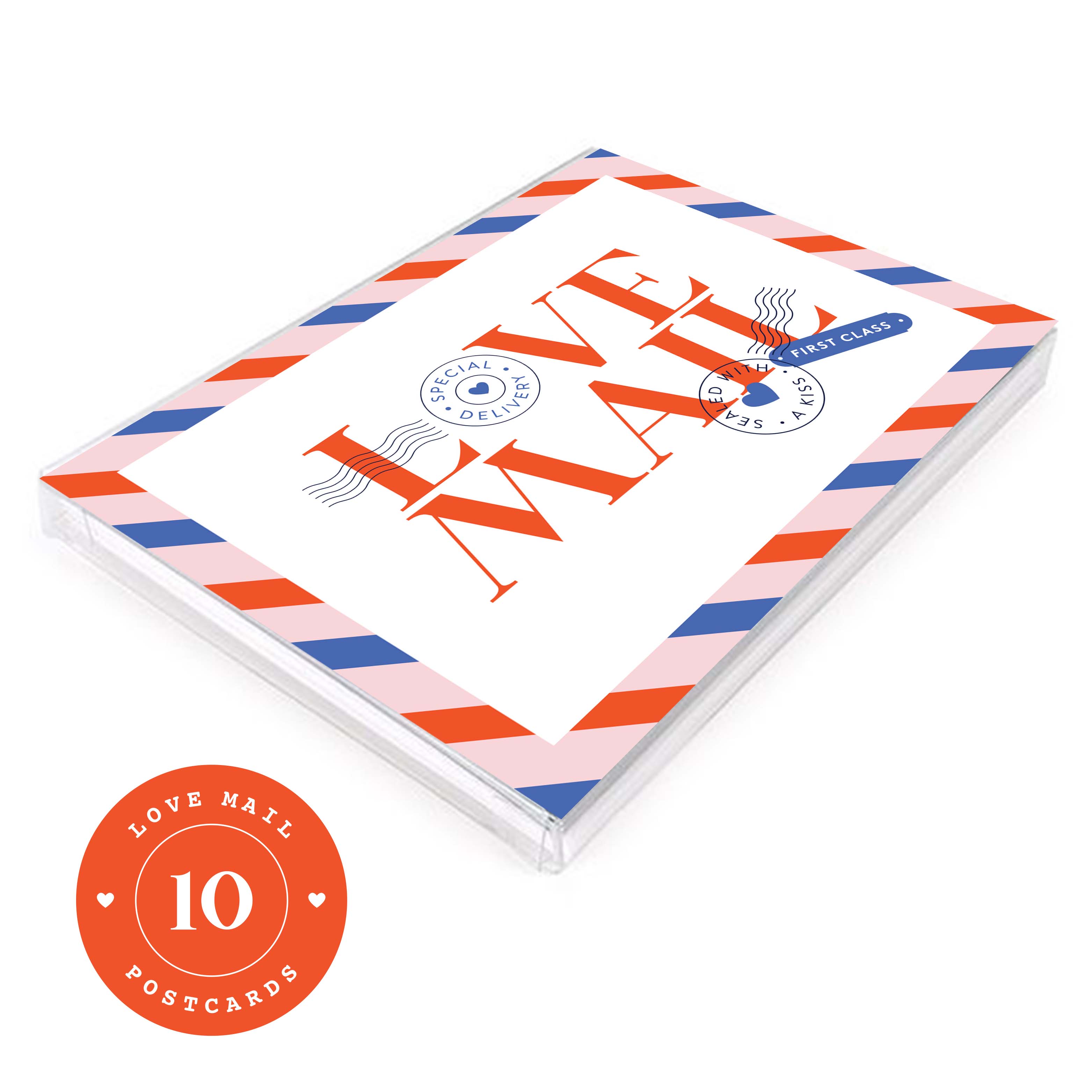 Spaghetti & Meatballs – wholesale Vykortsset – Love Mail - A2 Boxad uppsättning med 10 Alla hjärtans dag vykort2