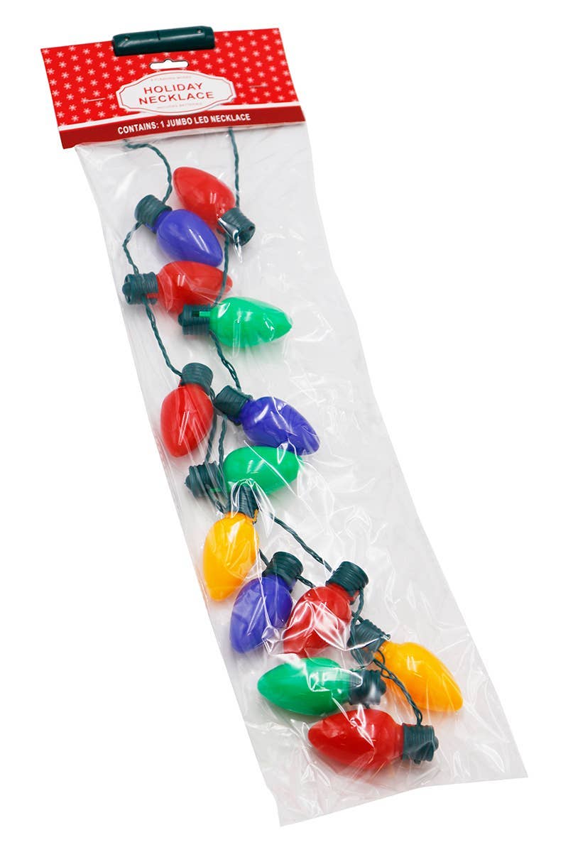 WIE GEZEIGT Weihnachts-LED-Lichterketten-Halskette - 13 Glühbirnen für den Großhandel auf Faire4