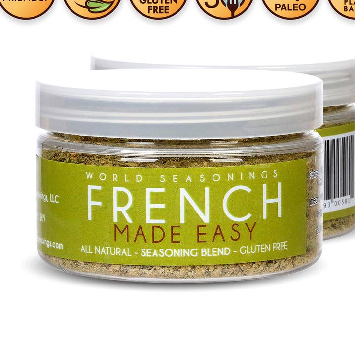 World Seasonings, LLC - Vendita all'ingrosso Mix di spezie secche - Condimento facile da usare in francese — tutto naturale, senza glutine0
