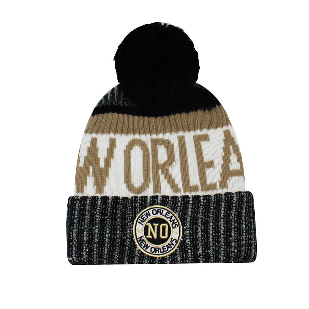 ChoKoLids - Vente Bonnet – unisexe - Bonnets à pompons brodés Football Sports City44