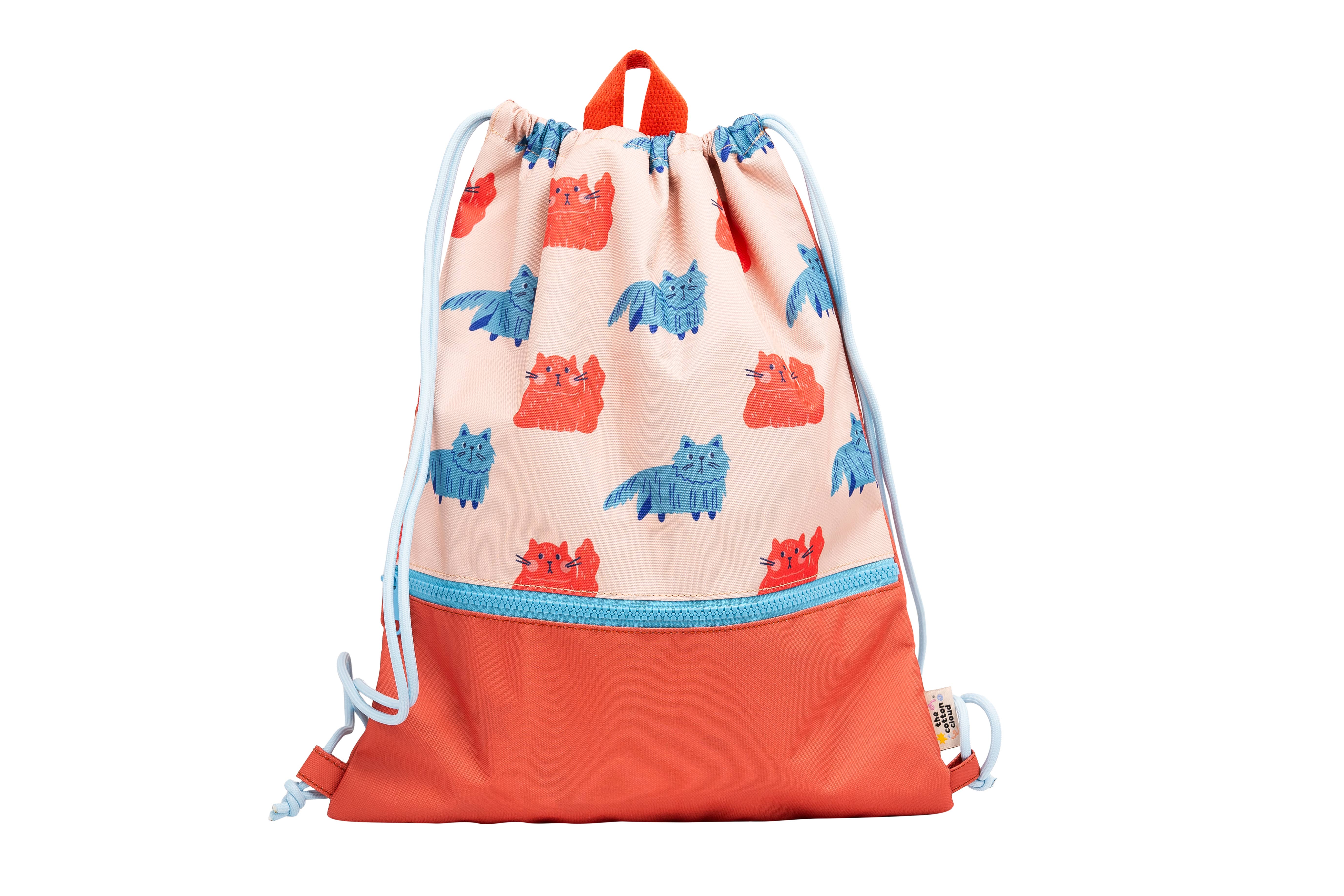the cotton cloud – wholesale Pencil case/pouch – Drawstring Bag Meowtiful Cats