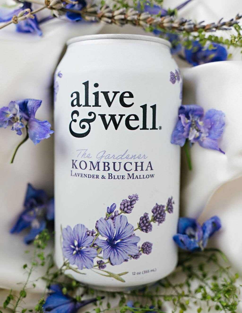 Alive & Well Kombucha - Wholesale Kombucha - Lavender & Blue Mallow - Alive & Well Kombucha Organic1