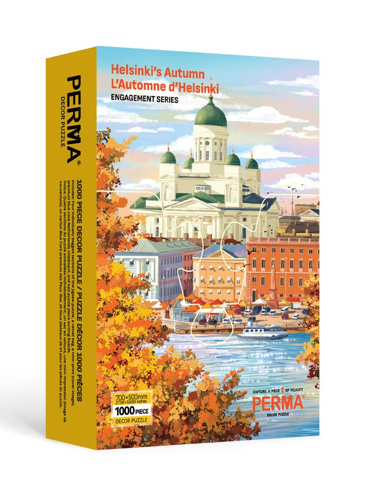 PERMA 1000 PCS DECOR PUZZLE Helsinki's Autumn Wall Art Puzzle Gift for wholesale by PERMA PUZZLE