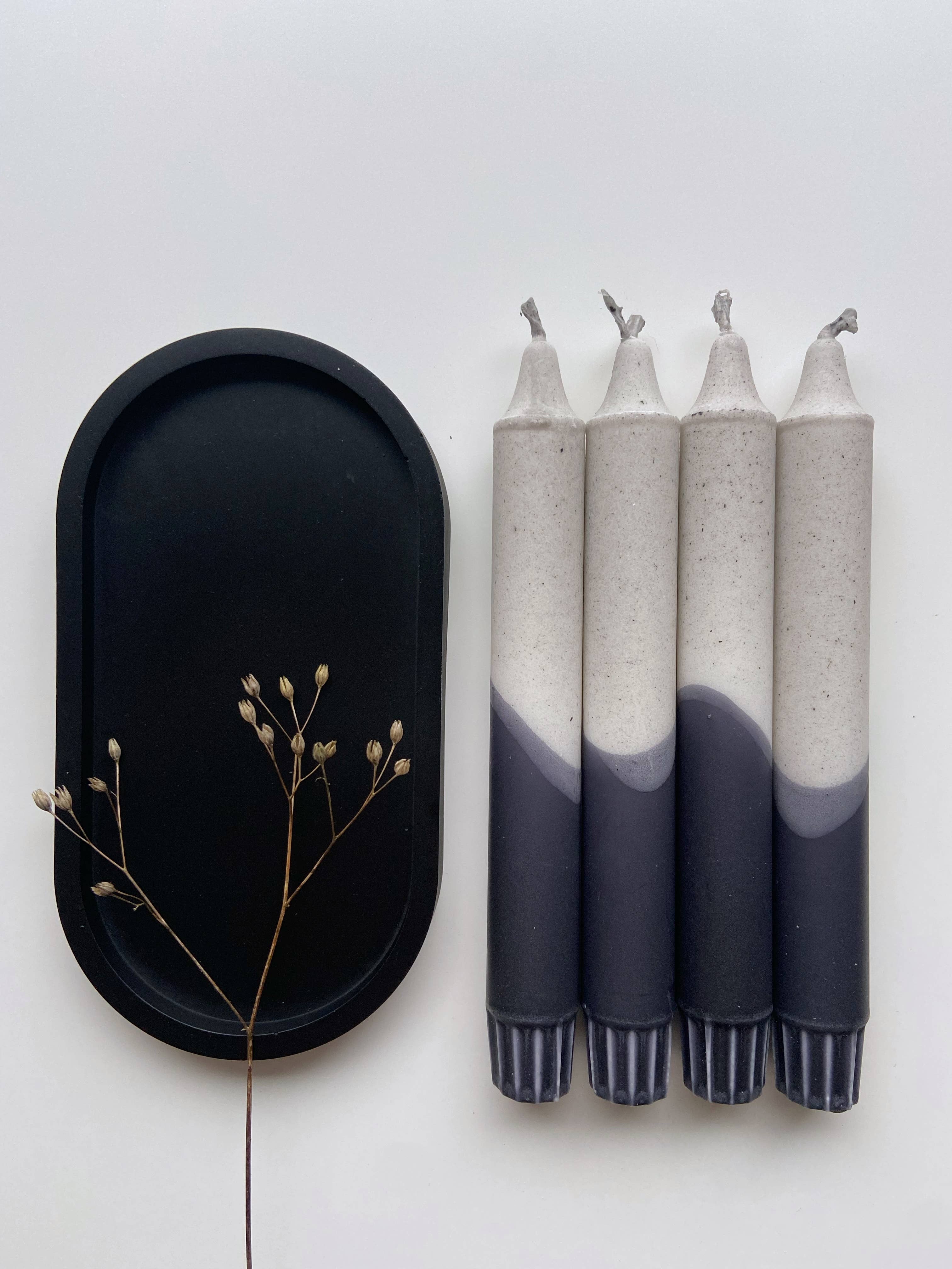 Miss Wildhorse - Wholesale Tapered Candle/Candlestick - Dip Dye Candle *Granite Style*3