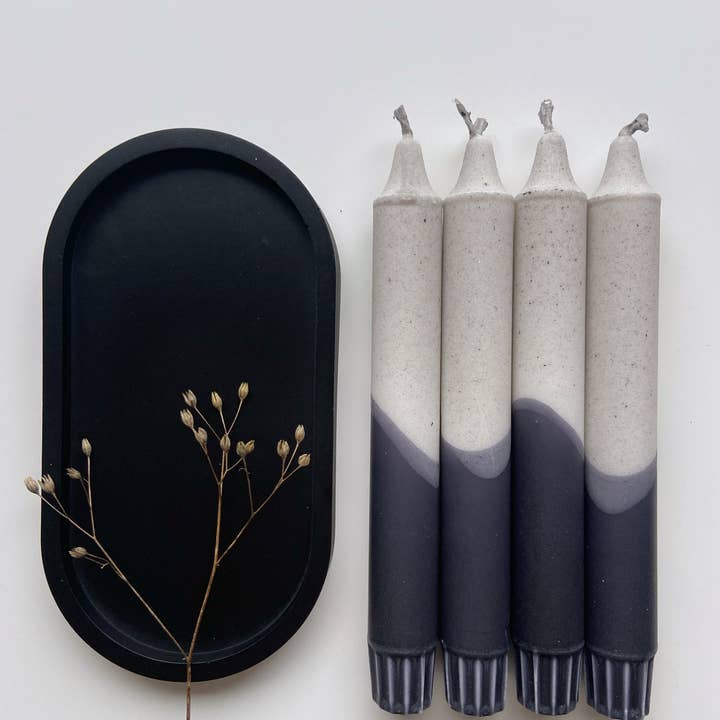 Miss Wildhorse - Wholesale Tapered Candle/Candlestick - Dip Dye Candle *Granite Style*3