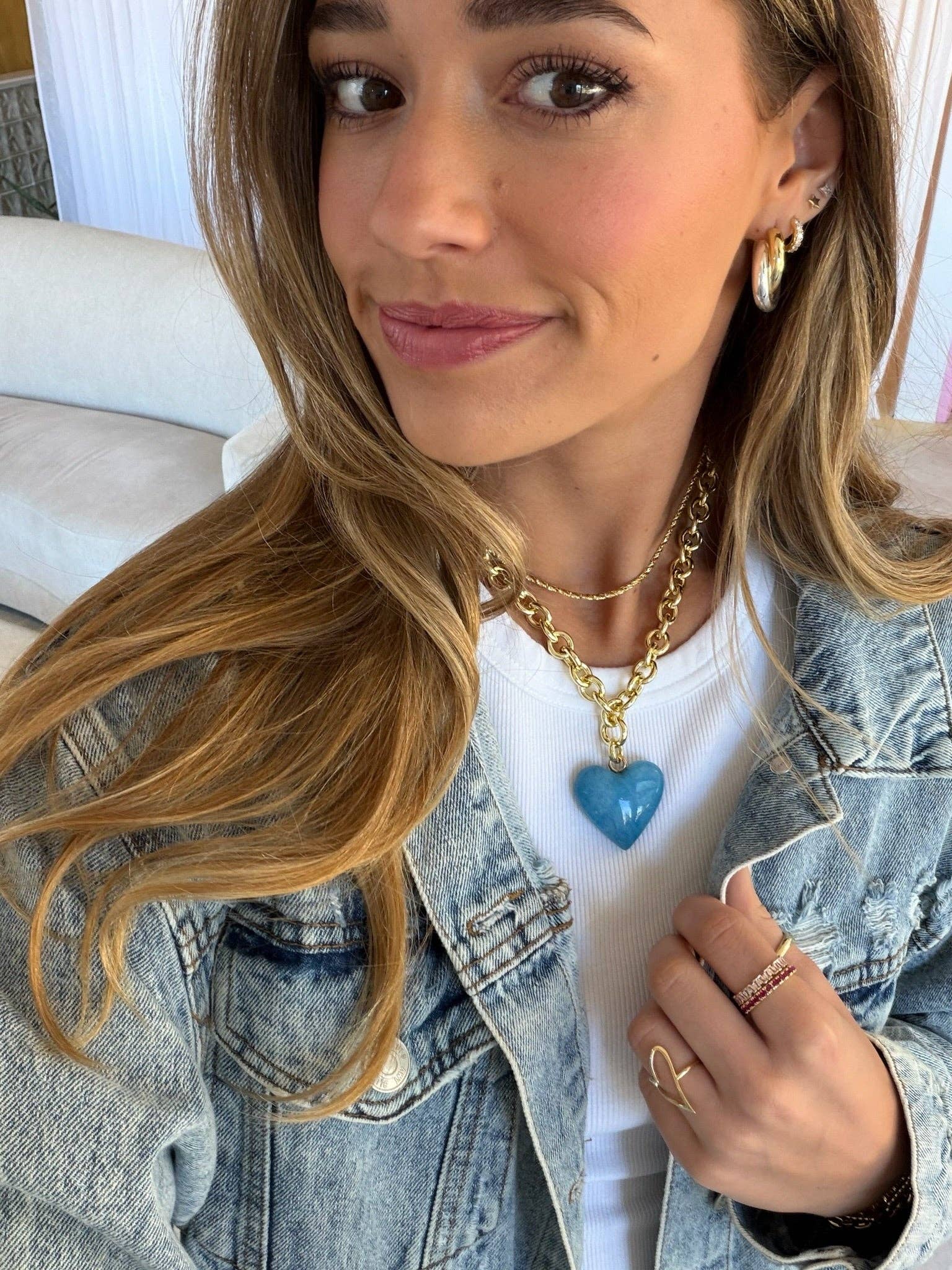 Allie + Bess - Vente Parures de bijoux - Ensemble de Charme Cœur de Pierre et Kira8