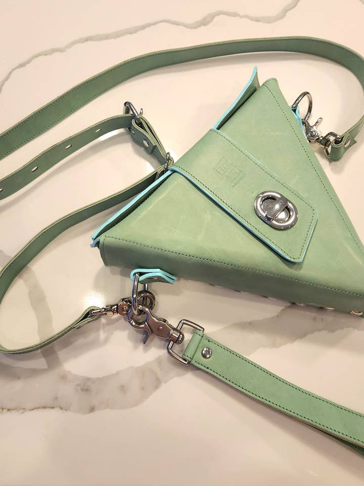 Triangle Bag for wholesale by SLG Leather & Haberdashery