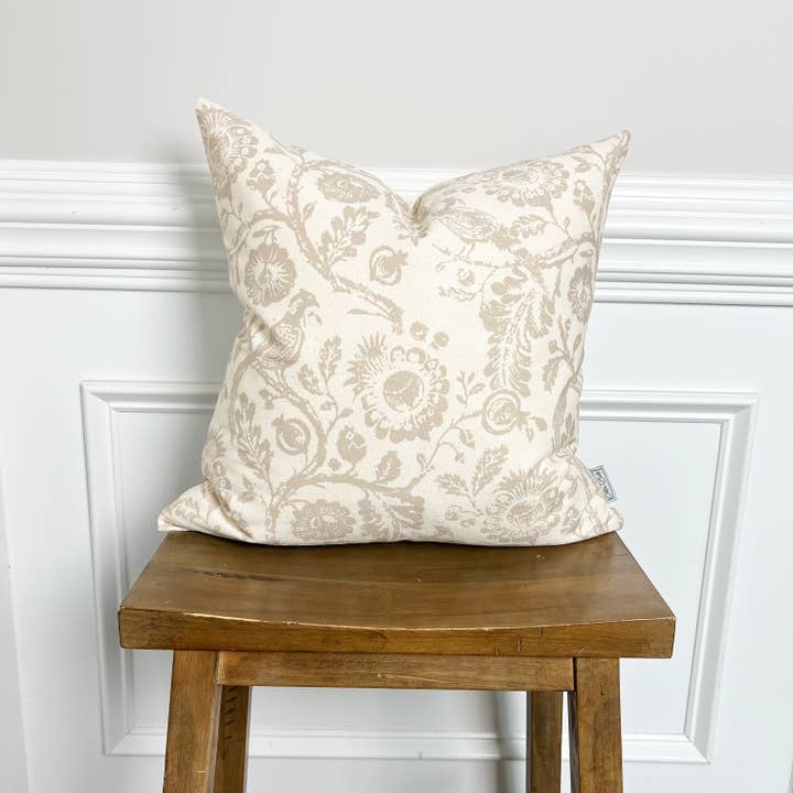 The Sophia Throw Pillow Cover 18x18 inch- High End Textured Fabric for wholesale by Cotton & Crate