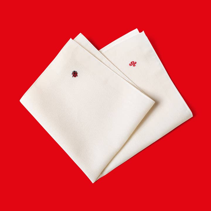 Hanky Gang - Wholesale Handkerchief - Unisex - Organic Hanky That Plants a Tree with 🐞 Ladybug Embroidery