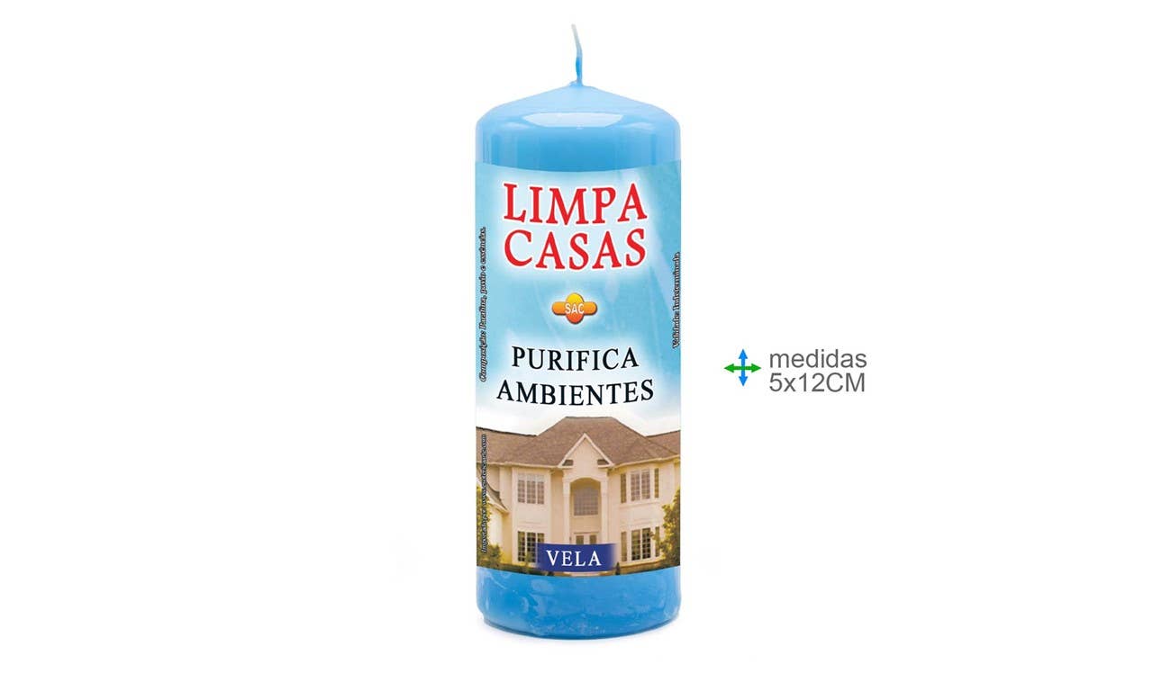 Esoterica Arte - Wholesale Pillar Candle - Cleaning Candle Houses 12x4, 5cm (12 pcs)0