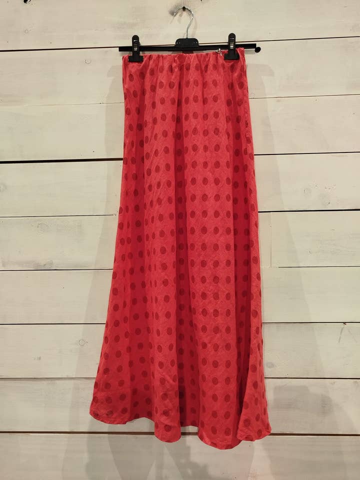 REF: 13561 Skirt 100% linen for wholesale by Linos y Textiles