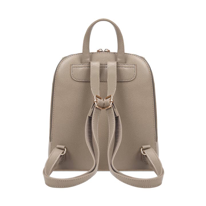 ACACIA(Formerly OLA) - Wholesale Backpack – Women's - Violet Taupe Backpack with Gold Hardware3