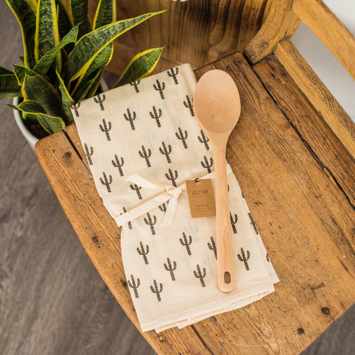 AURE – wholesale Kökshandduk – Ekologisk bomull Saguaro Kökshandduk, Miljövänlig, Mjölsäck
