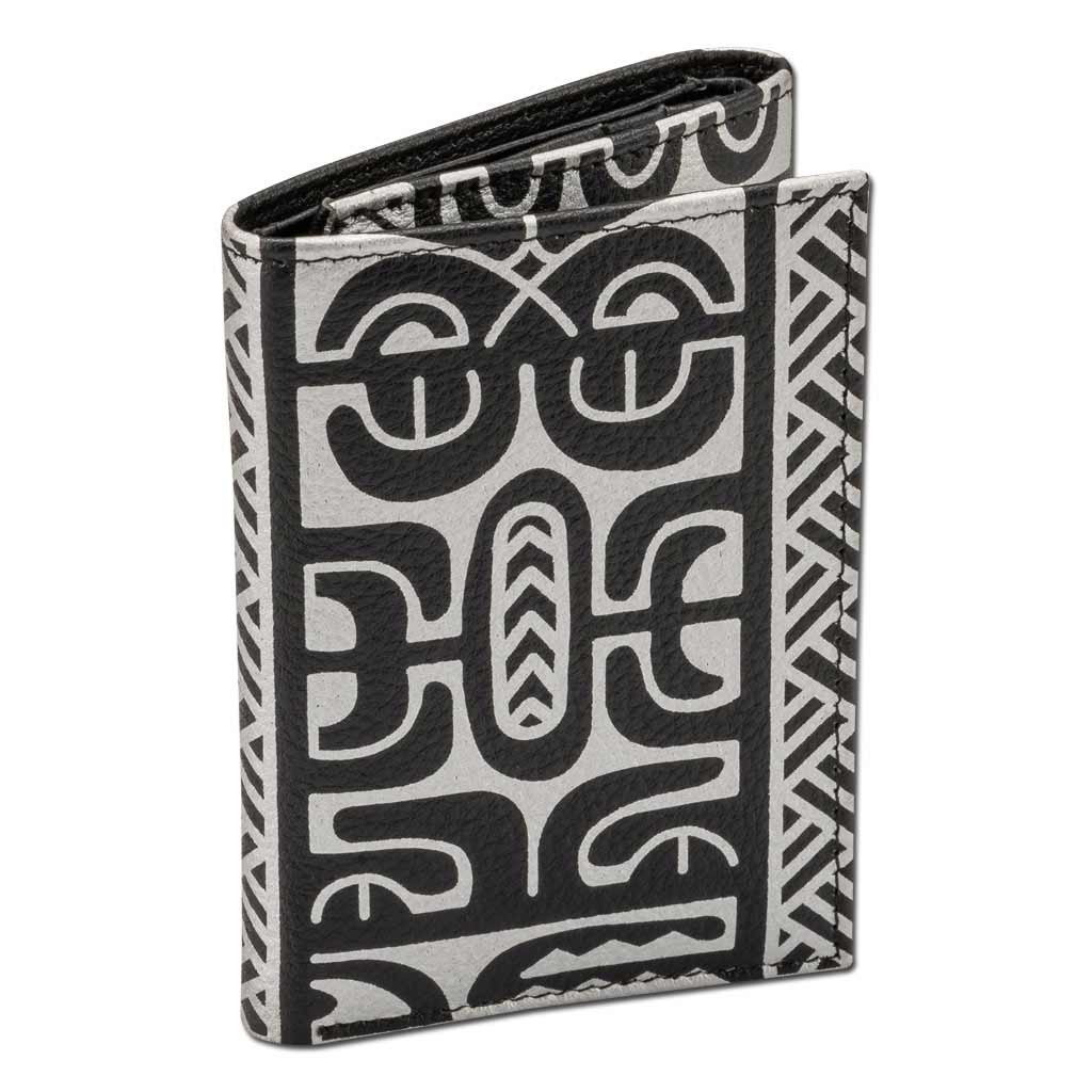 NA KOA - Wholesale Wallet - Men's - SALE French Polynesian tattoo trifold wallet - Art: "Te Atua" by Sulu'ape Pili Mo'o1