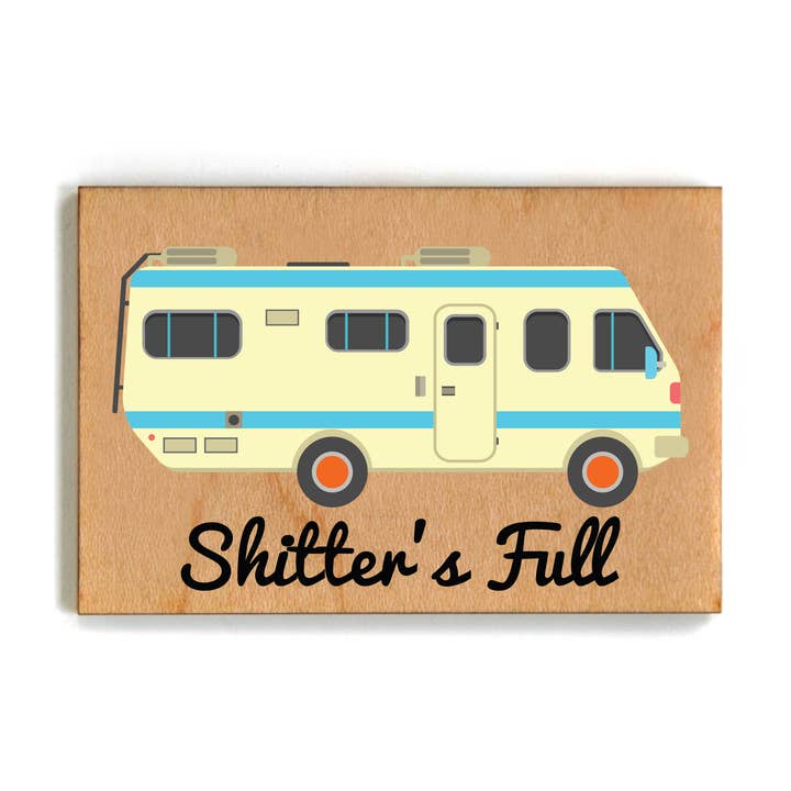 Driftless Studios - Wholesale Magnet - Christmas Magnets - Shitter's Full Magnet0