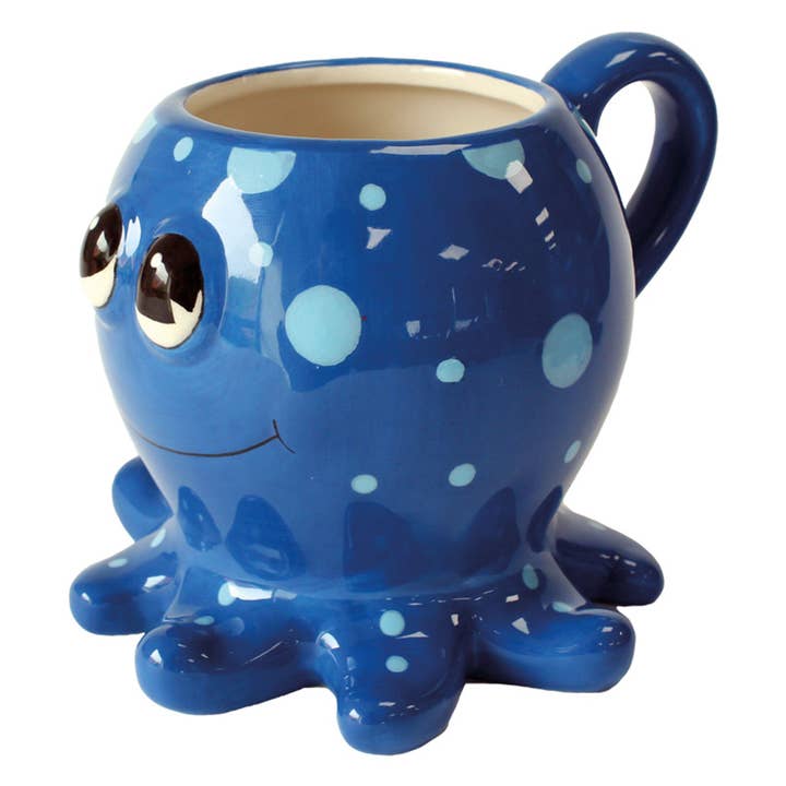 Crockery Critters Ceramic Mug - Octopus for wholesale by Deluxebase
