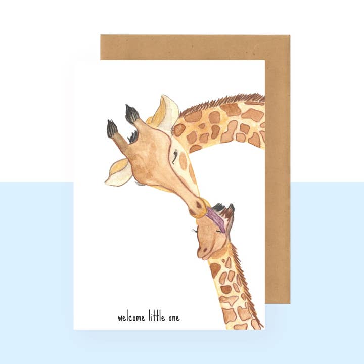 Carte postale – bienvenue petit bout pour la vente par Studio Bertha