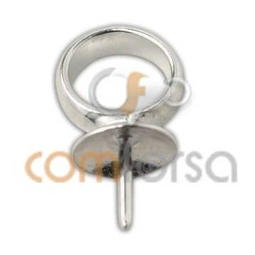 Bélière pour perles 6x16mm (7mm) argent 925ml pour la vente par COM FORSA SL