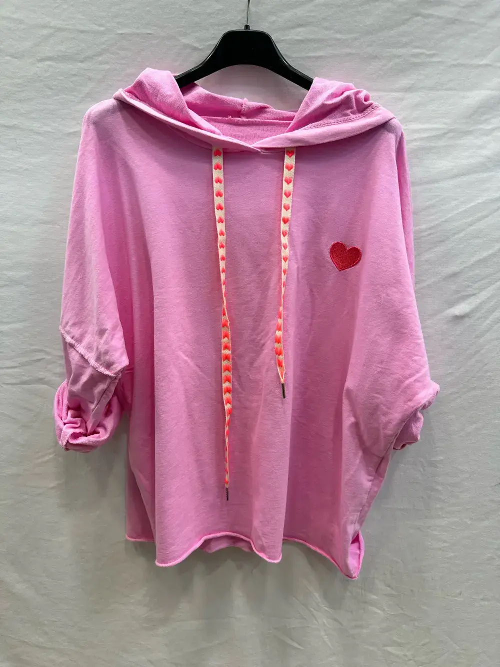 Mimi & Gogo - Wholesale Hoodie - Women's - Embroidered heart hoodie @9020_SweatCoeur18